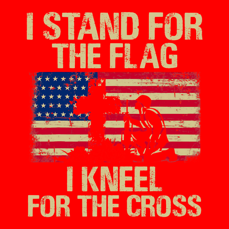 I Stand For The Flag I Kneel For The Cross Veteran Day Gift 19 5 panel snapback cap by pester | Artistshot