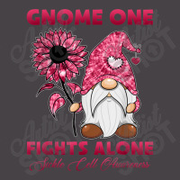 Gnome One Fight Alone Burgundy Ribbon Sickle Cell Awareness 5 Panel Snapback Cap | Artistshot