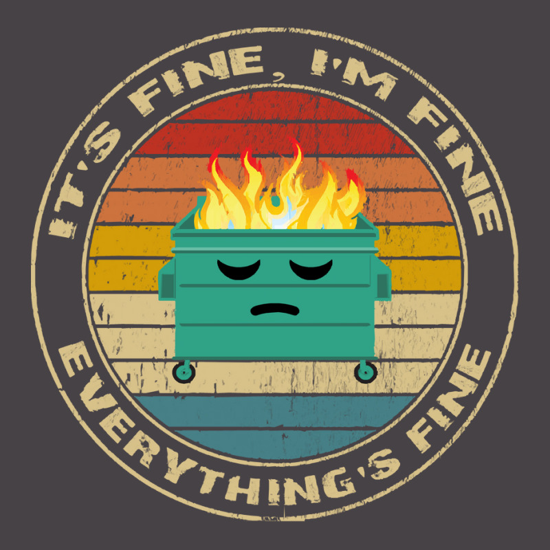 Its Fine Im Fine Everythings Fine T  Shirt It's Fine, I'm Fine, Everyt 5 Panel Snapback Cap | Artistshot