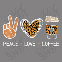 Peace Love Coffee Leopard Heart Coffee Design T Shirt Pa Trucker Cap | Artistshot