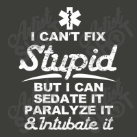 Paramedic Emt Gift Can Sedate And Paralyze Stupid Funny Ems Pa Trucker Cap | Artistshot