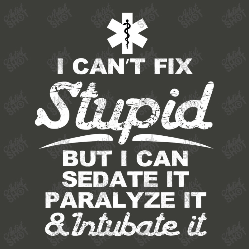 Paramedic Emt Gift Can Sedate And Paralyze Stupid Funny Ems Pa Trucker Cap by CUSER3146 | Artistshot