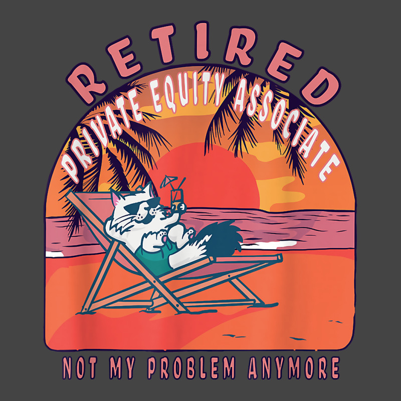 Retired Private Equity Associate Funny Vintage Retirement T Shirt Fashion Visor by MoczoTenleigh | Artistshot