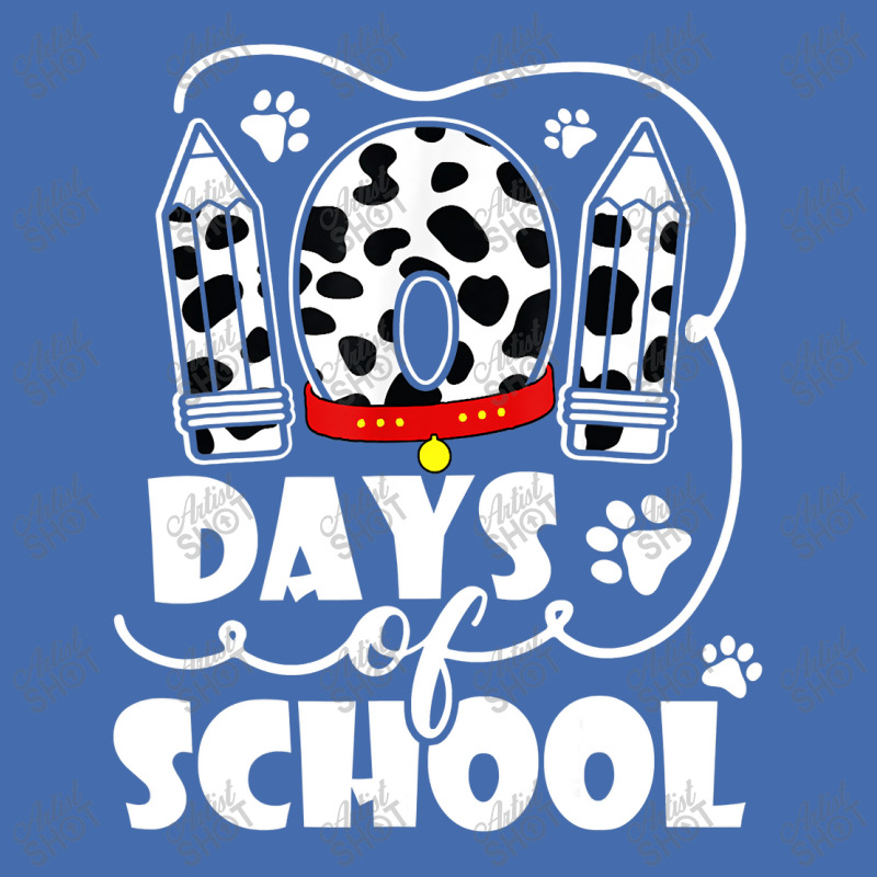 101 Days Of School Dalmatian Dog 100 Days Smarter Teachers T Shirt Fashion Visor | Artistshot