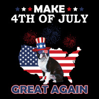 Boston Terrier American Flag Make 4th Of July Great Again Legging | Artistshot