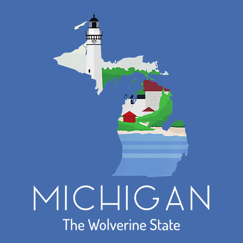 Michigan Proud State Motto The Wolverine State T Shirt Fashion Visor | Artistshot