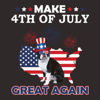 Boston Terrier American Flag Make 4th Of July Great Again Racerback Tank | Artistshot