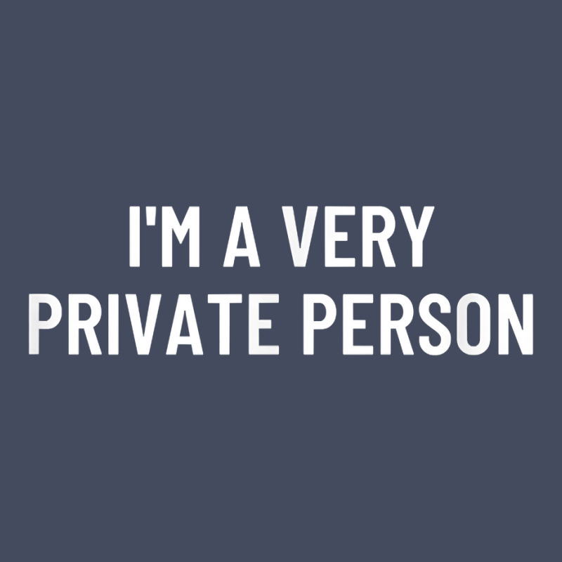 I'm A Very Private Person T Shirt Nike Dri-FIT Cap by ZaraeTrullinger | Artistshot