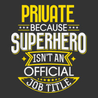 Private Idea Funny Superhero Job   Private T Shirt Nike Dri-fit Cap | Artistshot