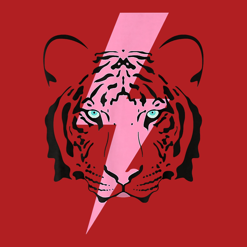 Tiger And Hot Pink Lightning Bolt T Shirt Nike Dri-FIT Cap by AshleyPenez | Artistshot