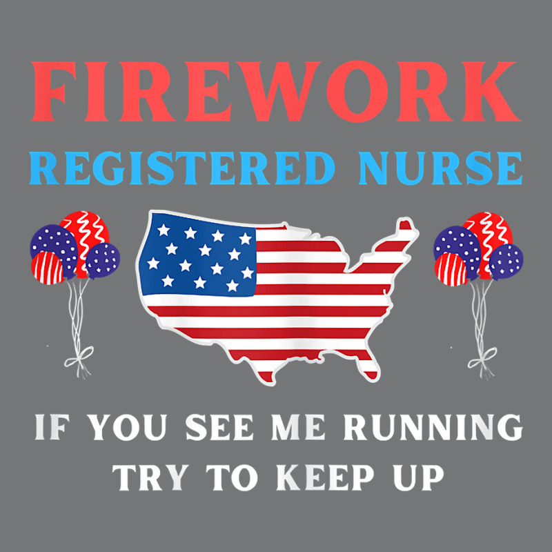 Womens Registered Nurse Fireworks Usa Independence Day 4th July T Shir Nike Dri-fit Cap | Artistshot