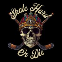 Ice Hockey Skull Skate Hard Or Die Youth Zipper Hoodie | Artistshot