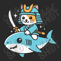 Ninja Cat Samurai Riding Shark Printed Hat | Artistshot