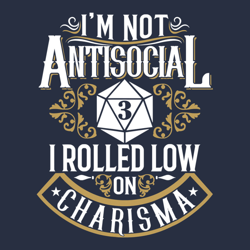 Not Antisocial, Rolled Low Charisma Funny Rpg Loves Dragons Retro Trucker Cap by cm-arts | Artistshot