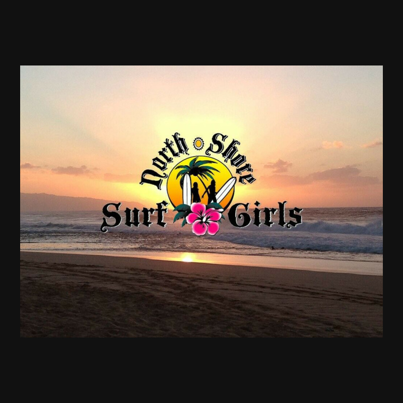 North Shore Surf Girls License Plate Frame | Artistshot