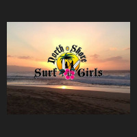 North Shore Surf Girls Drawstring Bags | Artistshot