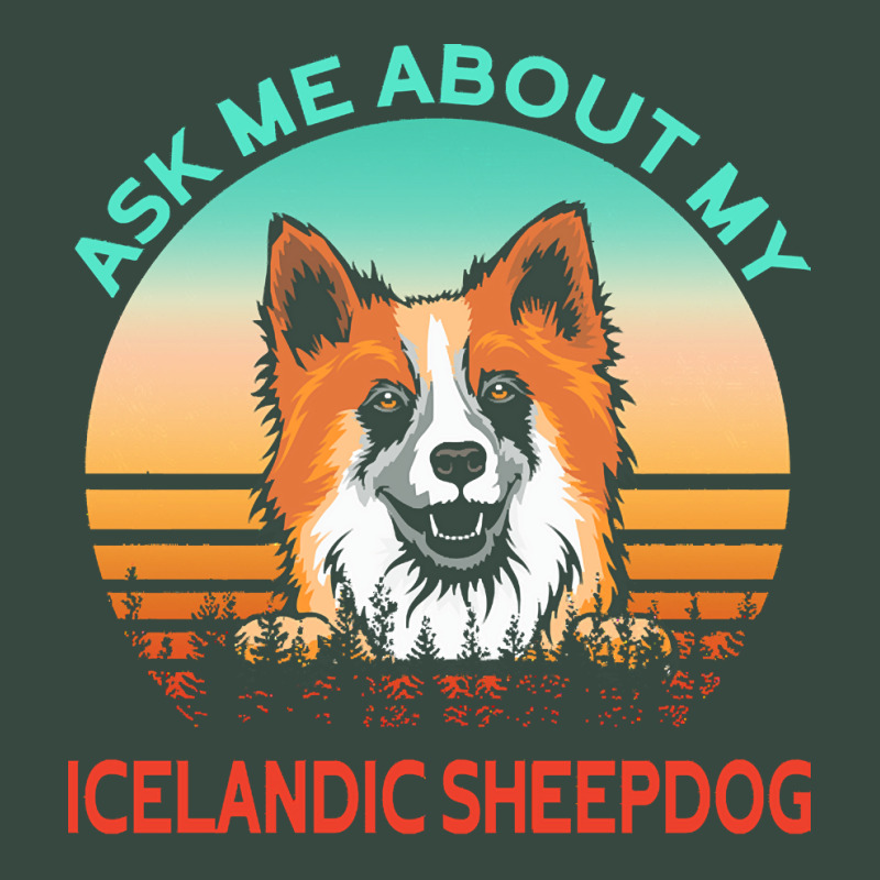 Icelandic Sheepdog  Shirt Ask Me About My Icelandic Sheepdog   1065 Seamless Cap by rabbitappear | Artistshot