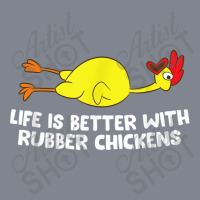 Life Is Better With Rubber Chickens Funny Rubber Chicken Yupoong Trucker Cap | Artistshot