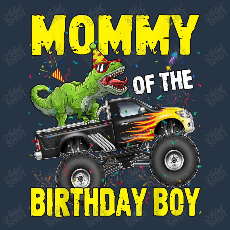 Mommy Of The Birthday Boy Dinosaurs T Rex Monster Truck Characters Car Yupoong Trucker Cap | Artistshot