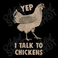 Womens Yep I Talk To Chickens, Chicken Lover Gifts, Funny Chicken Tank Yupoong Trucker Cap | Artistshot