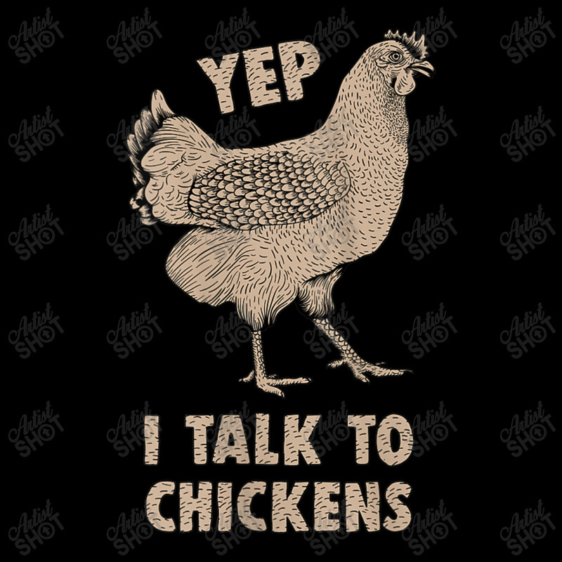 Womens Yep I Talk To Chickens, Chicken Lover Gifts, Funny Chicken Tank Yupoong Trucker Cap | Artistshot