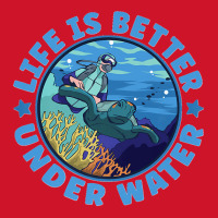 Life Is Better Under Water Marine Biology Scuba Diver Premium Yupoong Trucker Cap | Artistshot