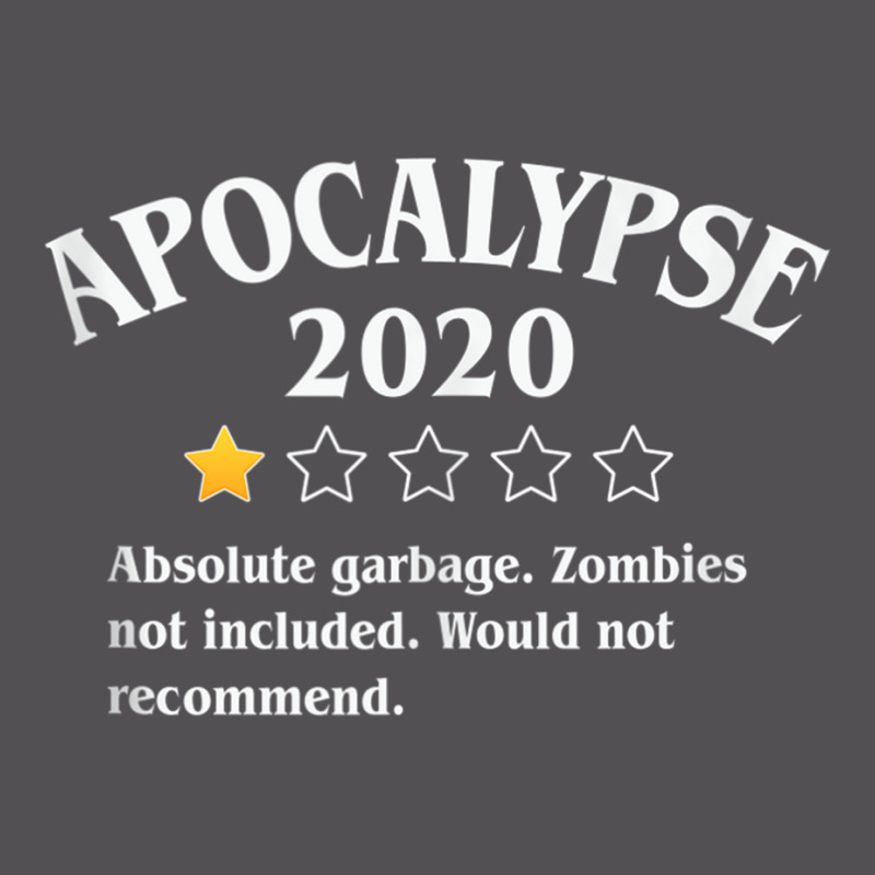 Apocalypse 2020 Review   Zombies Not Included 1 Star Rating Tank Top Yupoong Trucker Cap | Artistshot