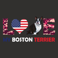 America Flag Love My Boston Terrier Champion Hoodie | Artistshot