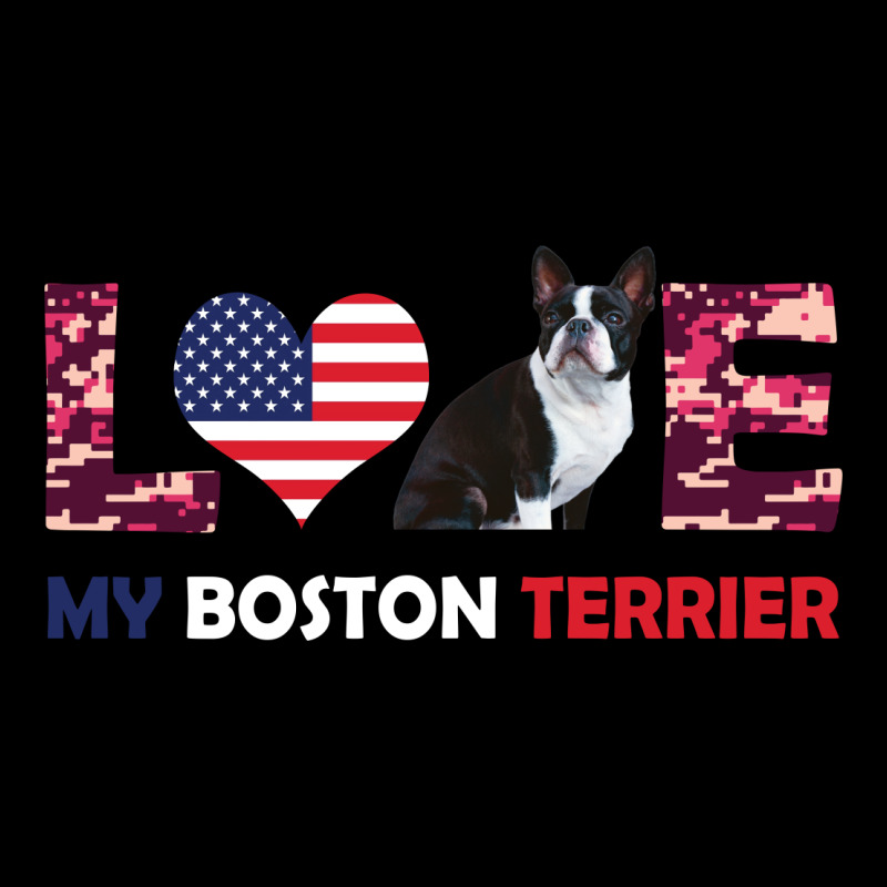 America Flag Love My Boston Terrier Men's Long Sleeve Pajama Set by vip.pro123 | Artistshot