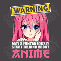 Warning May Spontaneously Start Talking About Anime Girls , Best Gift, 5 Panel Snapback Cap | Artistshot