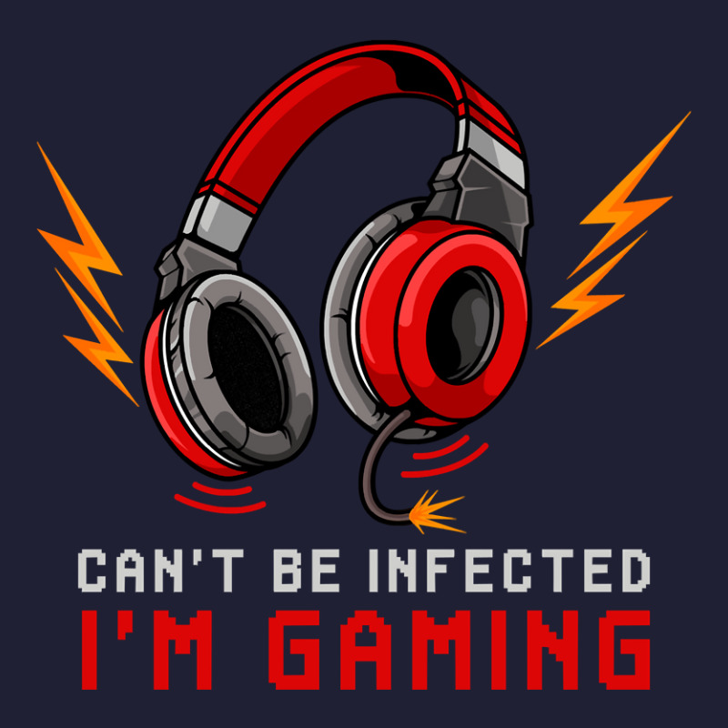 Can T Be Infected I M Gaming  Gamer Video Games Online Pullover 5 Panel Snapback Cap | Artistshot