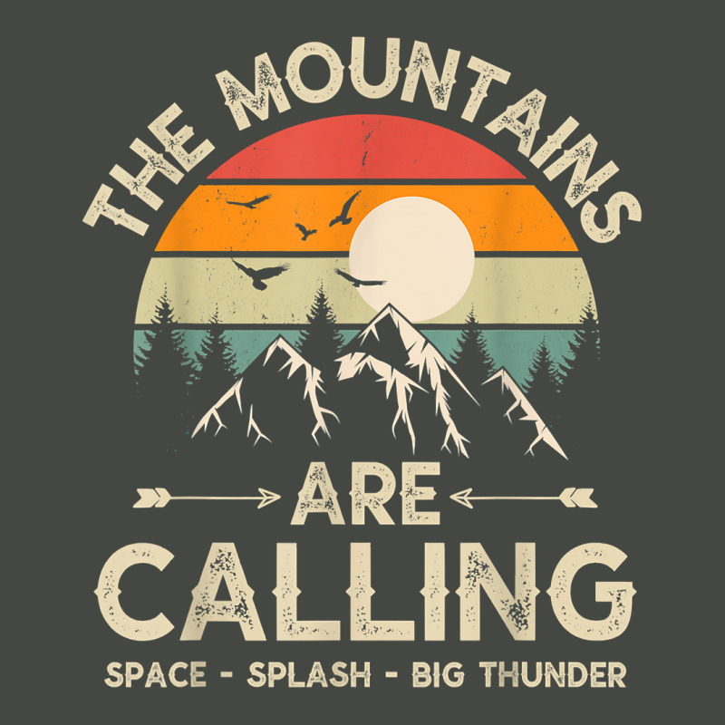 Vintage The Mountains Are Calling Space Splash Big Thunder T Shirt Pa Trucker Cap | Artistshot