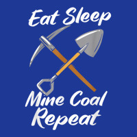 Coal Miner Eat Sleep Mine Coal Repeat T Shirt Pa Trucker Cap | Artistshot