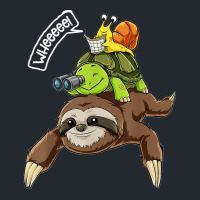 Funny Sloth Turtle Snail Piggyback Running Riding Team Pa Trucker Cap | Artistshot