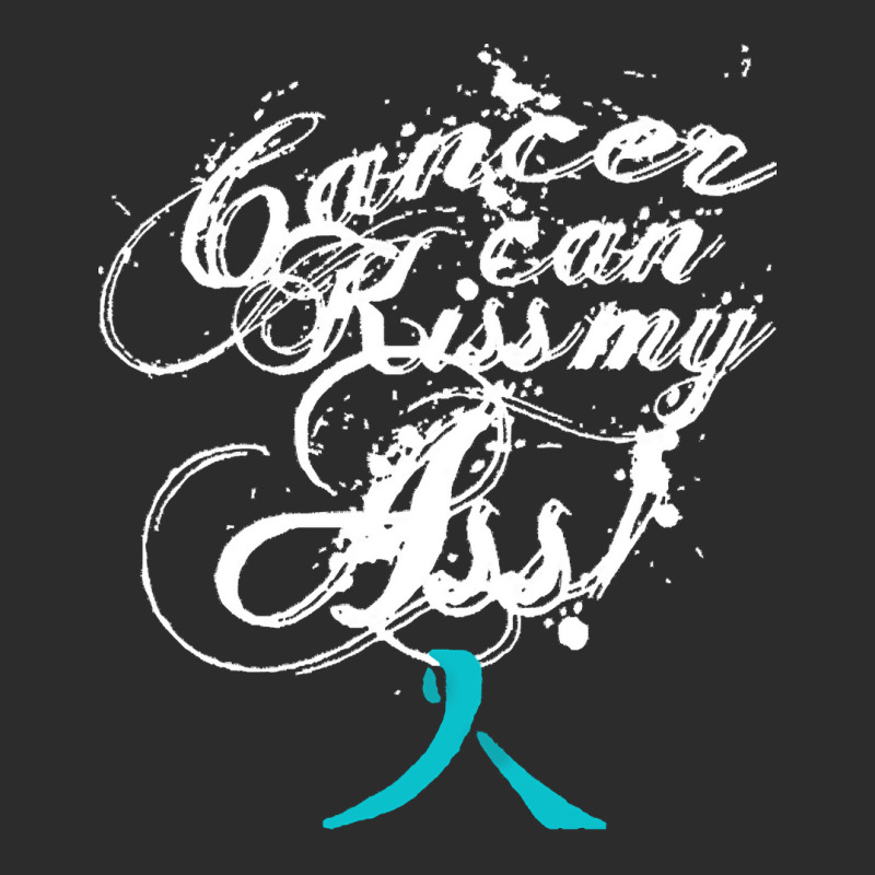 Ovarian Cancer T  Shirt Cancer Can Kiss My Ass! Ovarian ( Teal Ribbon) Exclusive T-shirt | Artistshot