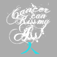 Ovarian Cancer T  Shirt Cancer Can Kiss My Ass! Ovarian ( Teal Ribbon) Men's T-shirt Pajama Set | Artistshot