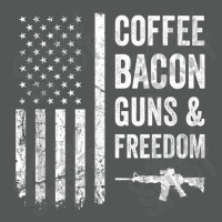 Coffee Bacon Guns And Freedom   Bbq Grill Funny Gun Usa Flag T Shirt Basic Backpack | Artistshot