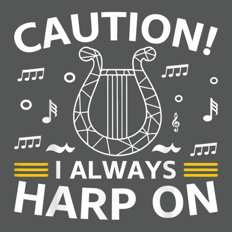 Musician Harpist Harp Player Caution! I Always Harp On T Shirt Basic Backpack by yodishsaraveks | Artistshot