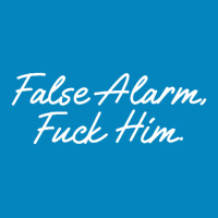 False Alarm Fuck Him Funny Fashion Visor | Artistshot