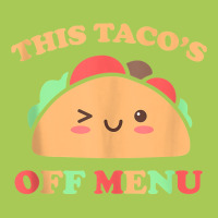 This Taco's Off Menu Funny Bachelor Bachelorette Kawaii Taco Tank Top Fashion Visor | Artistshot