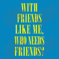 With Friends Like Me, Who Needs Friends Fashion Visor | Artistshot