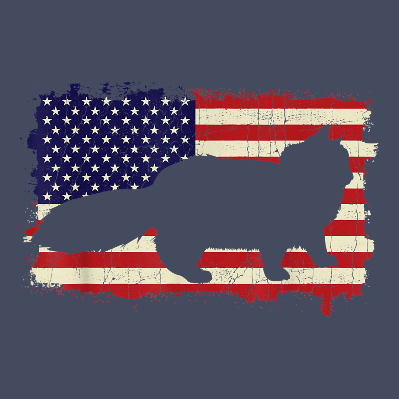 American Flag Paw Print Persian Cat Gift Pet Owner Patriotic T Shirt Nike Dri-fit Cap | Artistshot