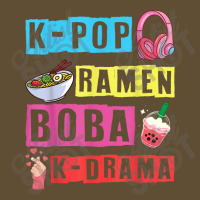 Kpop Ramen Boba Kdrama Korean Kpop Seamless Cap | Artistshot