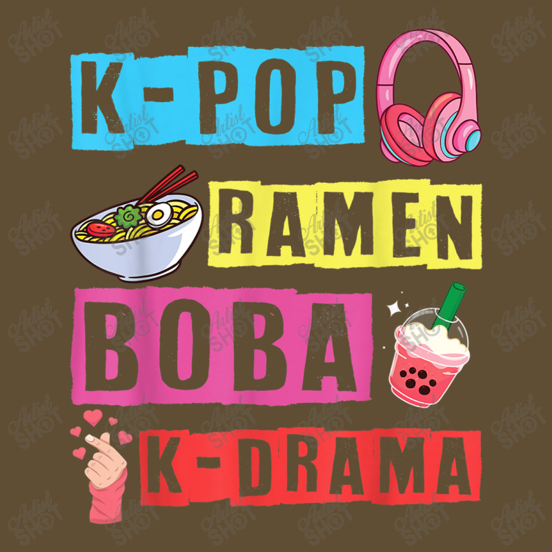 Kpop Ramen Boba Kdrama Korean Kpop Seamless Cap | Artistshot