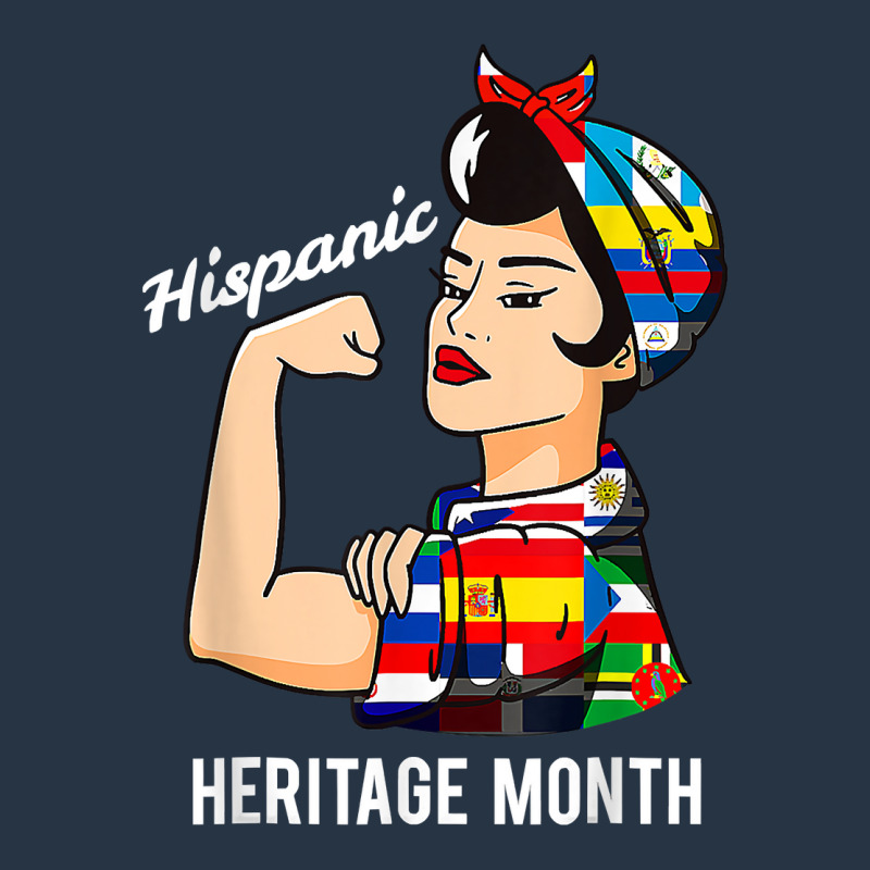 National Hispanic Heritage Month Woman Latin Culture Flags T Shirt Yupoong Trucker Cap by woestebjparmal | Artistshot