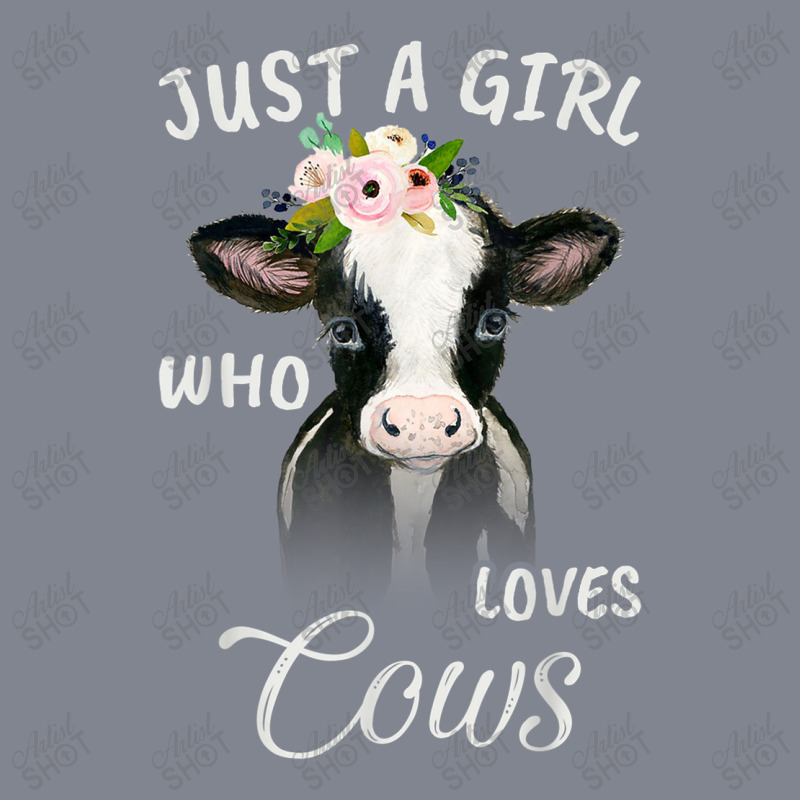 Funny Gift Watercolor Just A Girl Who Loves Cows Yupoong Trucker Cap by MadisonDesign | Artistshot