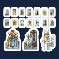 Tarot Card Sticker Set Major Arcana The Hermit Eleven Piece Pack 45474 Foam Snapback Hat | Artistshot