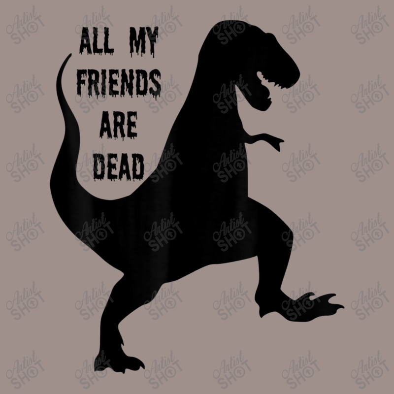 All My Friends Are Dead - Funny Dinosaur Tee With Rap Lyric Funny Gift 5 Panel Snapback Cap | Artistshot