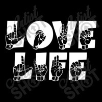 Love Life Text And Asl Sign Language Design Pa Trucker Cap | Artistshot