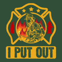 Firefighter T  Shirt Fire Rescue Firefighter I Put Out Fireman T  Shir Basic Backpack | Artistshot